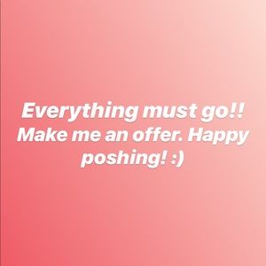 Check out my closet! Everything must go!